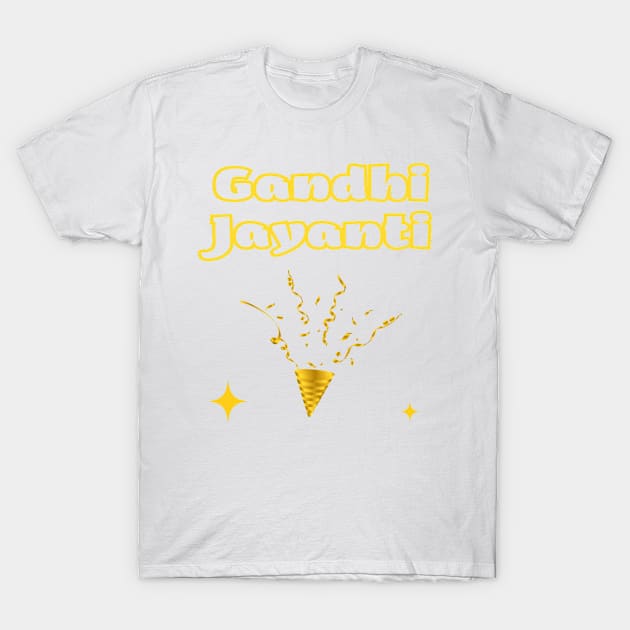 Indian Festivals - Gandhi Jayanti T-Shirt by Bharat Parv